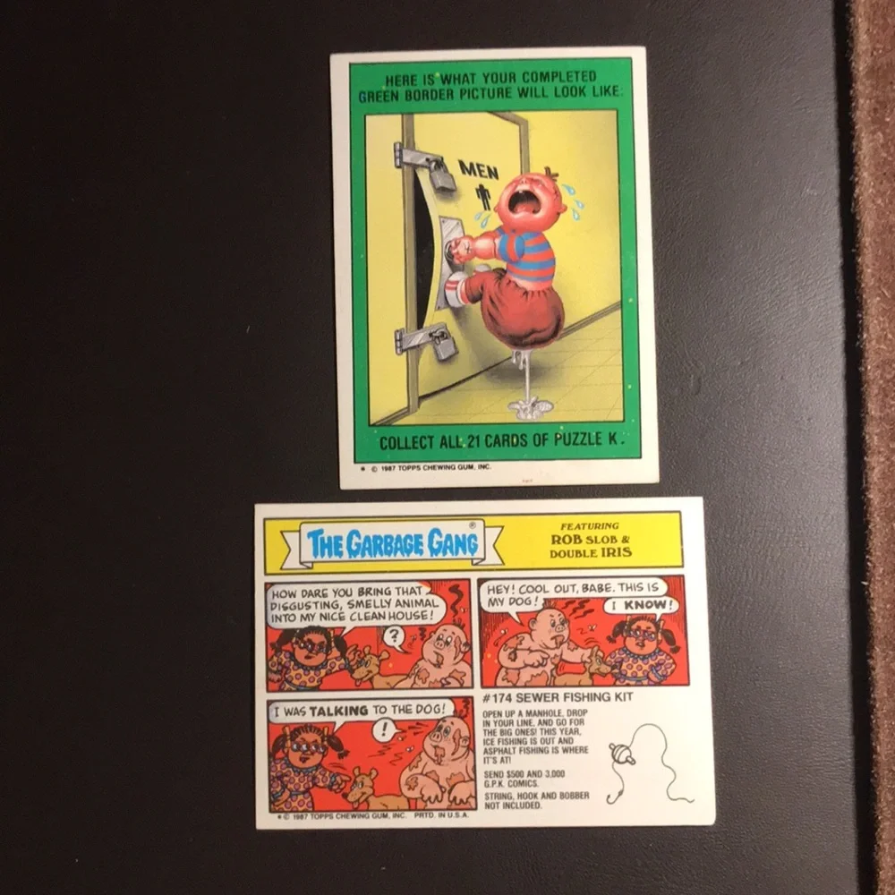 Garbage Pail Kids Sidney Kidney & Locked Dorian Topps Trading Cards Bundle